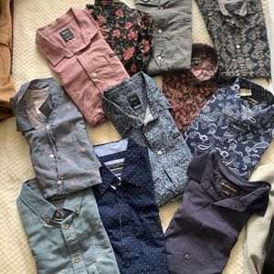 Men’s button up bundle!!